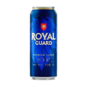 CERVEZA ROYAL GUARD PREMIUM LARGER LATA GRANDE 710 ML CCU