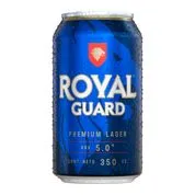 CERVEZA ROYAL GUARD PREMUIM LARGER BOTELLA PEQUEÑA 355CC CCU