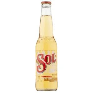 CERVEZA SOL BOTELLA PEQUEÑA 330CC CCU