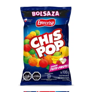 CHISPOP TUTTI-FRUTTI 100G EVERCRISP