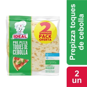 PRE PIZZA TOQUES DE CEBOLLA IDEAL 2UNI 500G